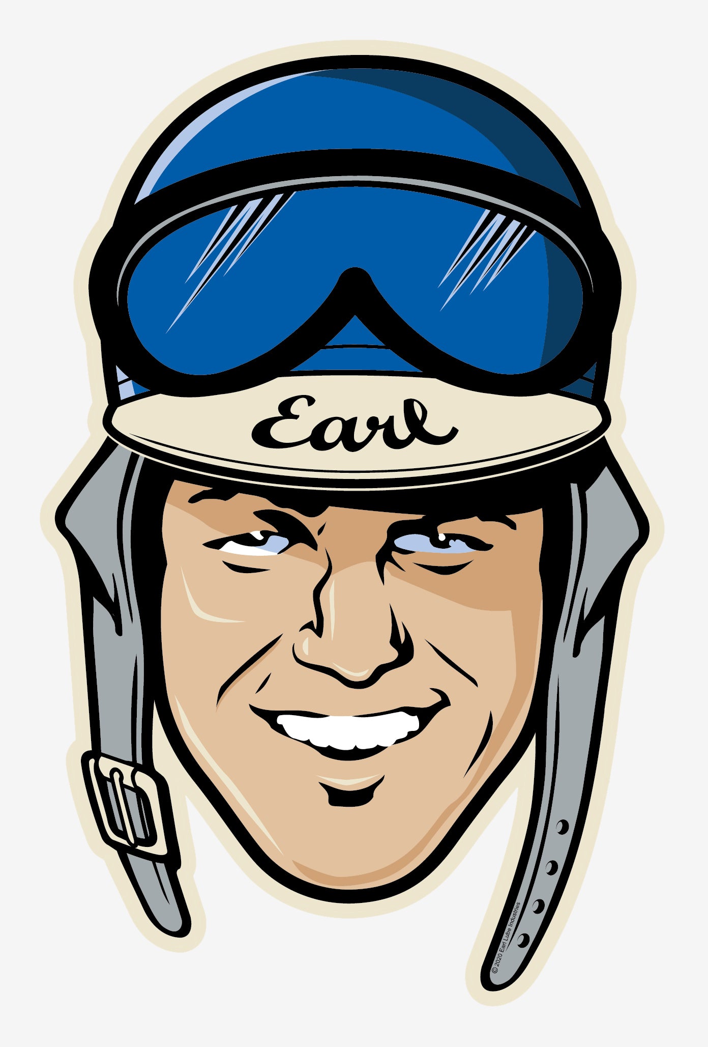 Earl's Face Sticker: Earls handsome face is the reason "All The Girls Love Earl."